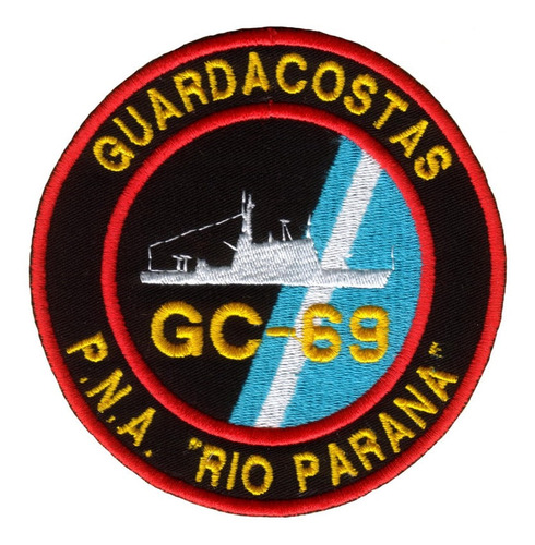 Parche Bordado Pna Guardacostas Rio Parana Gc69