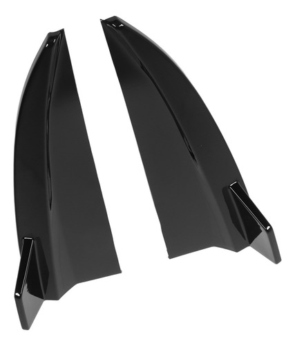 Difusor De Parachoques Trasero Negro, 1 Par, Lado Izquierdo