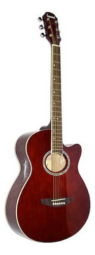 Guitarra Leonard La267wa Acústica Clavijas Blindadas Marron