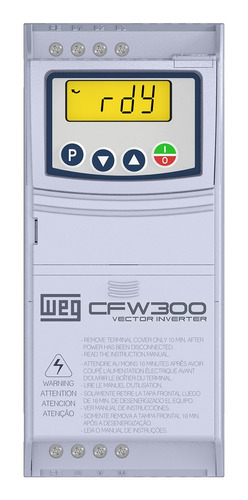 Inversor De Frequência Cfw300 1,5cv 220v 6,0a Mono/tri Weg