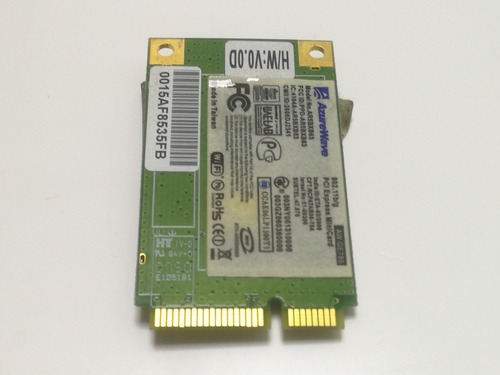 Tarjeta Red Wifi Para Notebook Packardbell Alp Ajax C3 (Usado)