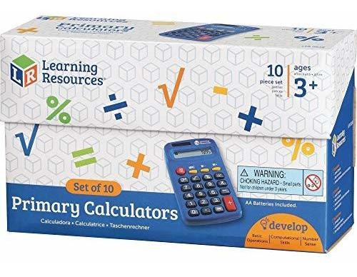 Calculadora Principal De Learning Resources, 10 Piezas, Para