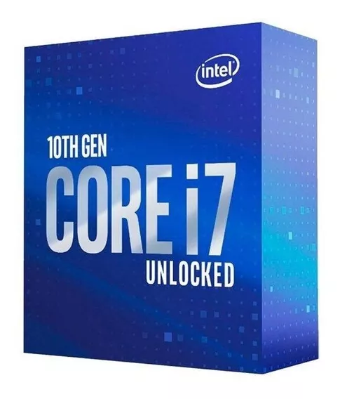 Procesador Intel Cometlake Core I7-10700kf S1200 8 Núcleos