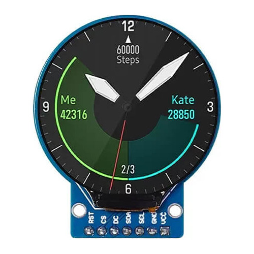 Gc9a01 Pantalla Tft Lcd Circular 1.28 Pulgadas