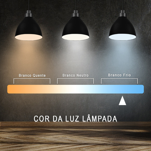 Lámpara LED de alta potencia 140w Bivolt E40 6500k luz blanca