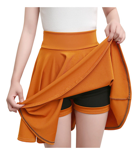 Minifalda Corta Para Mujer, Cintura Alta, Casual, A La Moda
