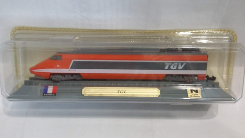 Miniatura Locomotiva França Tgv Coleção Locomotivas Do Mundo (Usado)