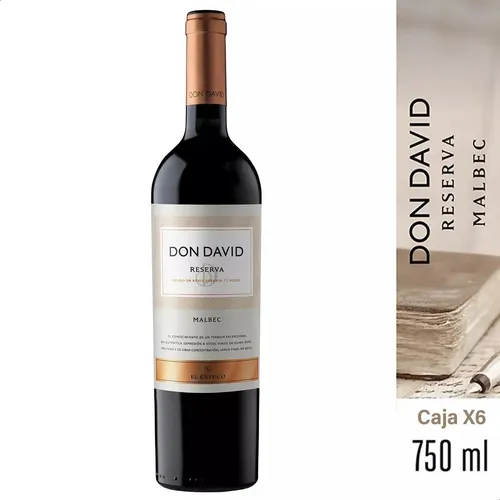 Vino Don David Reserva Malbec 750ml X6 U