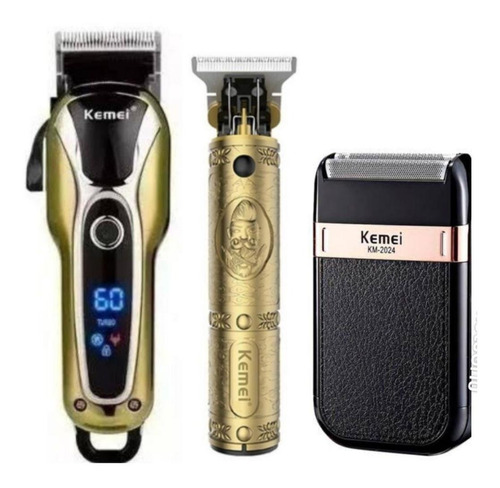 Kit Kemei Maquina Corte 1990 Acabamento 700b Shaver 2024