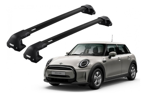 Barras Thule Mini Cooper 14- Tn / Edge Flush Black