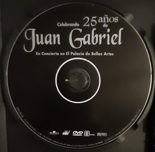 Dvd Juan Gabriel En Concierto En El Palacio De Bellas Artes (Usado)