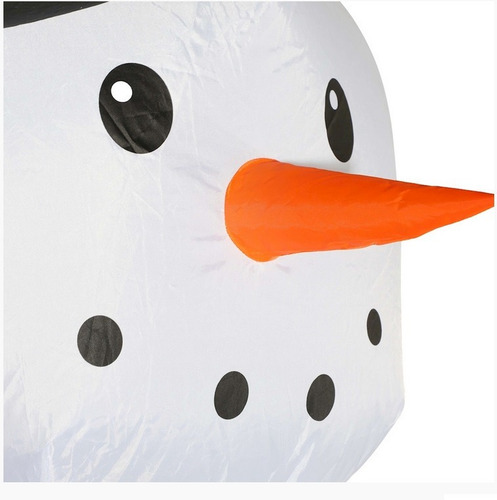 Imagen 3 de 5 de Inflable Navidad Muñeco De Nieve Pingüinos 2.13 Mts Led H