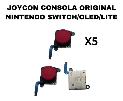 5 Piezas Compatible Joy Con Nintendo Switch Reemplazo