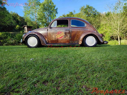 Volkswagen Fusca 1965 Ratlook Rat Look Hood Ride Poaparts