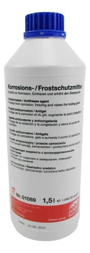 comprar Anticongelante Azul Concentrado Febi Aleman Autos Europeos &