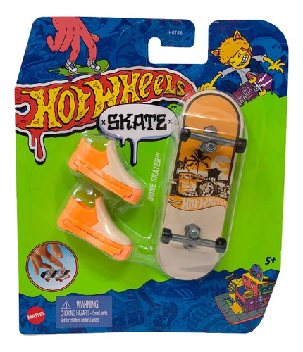 Zapatillas Hot Wheels Hgw82 para patinar con punta y hueso