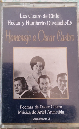 Cassette De Los Cuatro De Chile Home O. Castr Vol2(1661-2506