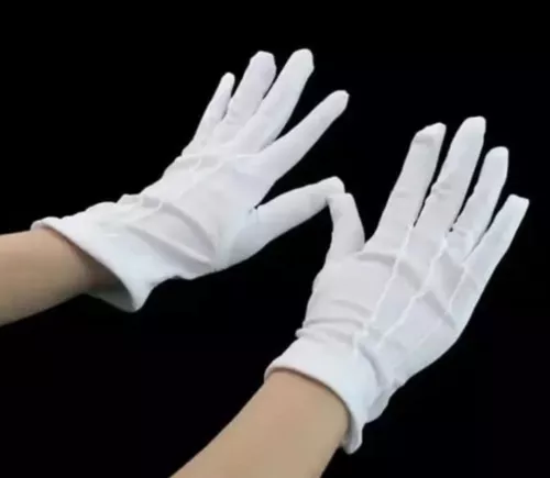 Guantes blancos cortos, disfraz de mago, mimo, capitán santa, lote de  accesorios para disfraz -  México