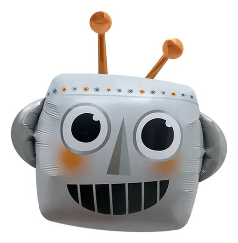(robot Cuadrado), Decoración Con Globos Robóticos Para Fiest