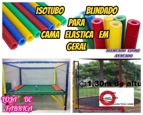 Isotubo Blindado + Capa para Isotubo de cama elástica -8 Unidades - Cama  Elástica, Pula Pula e Brinquedos Infláveis - Shop Infláveis