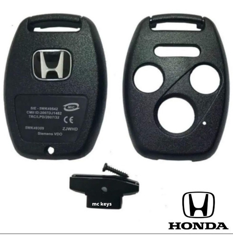 Caracasa Honda Llave Civic Accord 2006 2007 2008 2009 2010..