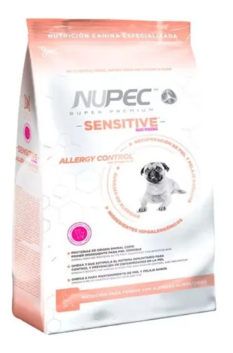 Croquetas Alimento Perro Nupec Sensitive 8kg Raza Pequeña