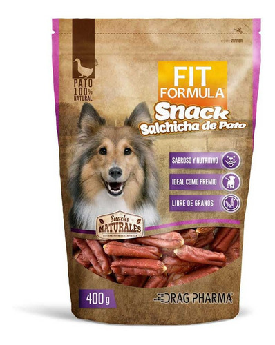 Snack Para Perros Fit Formula Salchicha De Pato 400gr