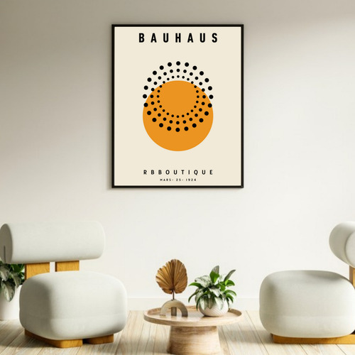 Set De 3 Laminas Estilo Bauhaus - Arte Moderno / Geométrico