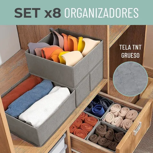 Organizador Separador de Cajones 37cm x 12 Und INSPIRA