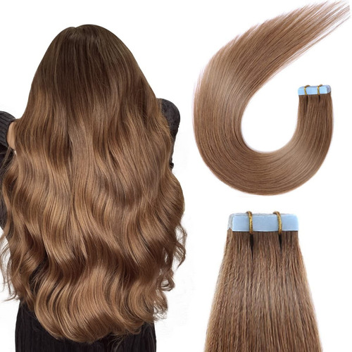 Extensiones Tape Adhesivas De Cabello Natural Lacias 20ud