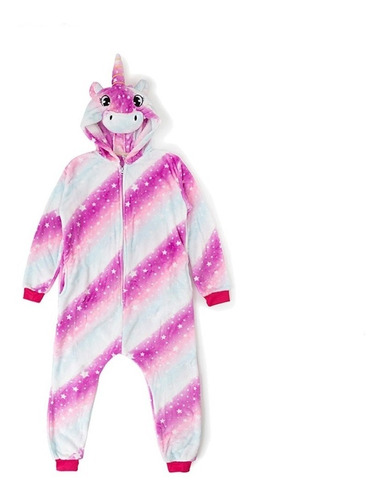 Pijama Kigurumi Unicornio Infantil Enterizo