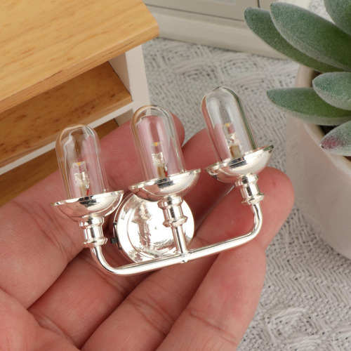 Lámpara De Pared Led En Miniatura Para Casa De Muñecas,