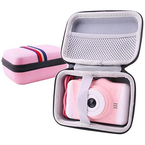 Estuche Rigida Para Camara Digital Wowgo Kids Rosa