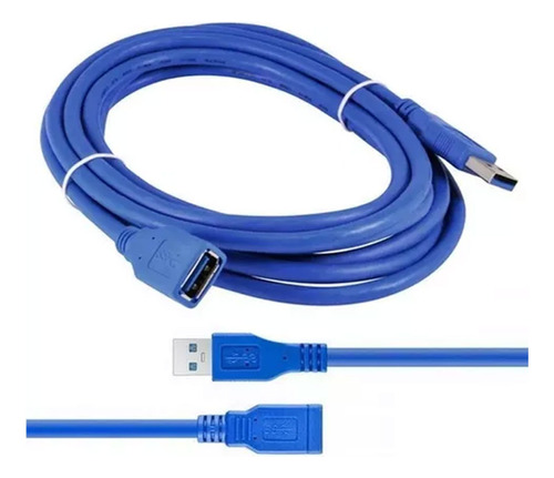 Cable Extensión Usb 3.0 De 3 Metros Macho Hembra Version 4k