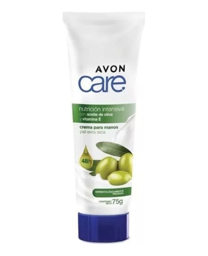  Crema Para Manos Avon Care C/ Aceite De Oliva Nutri Intens.