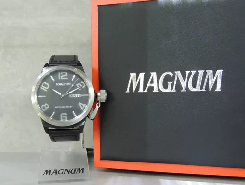 Relógio Magnum Masculino Ma33399t Original Pulseira De Couro