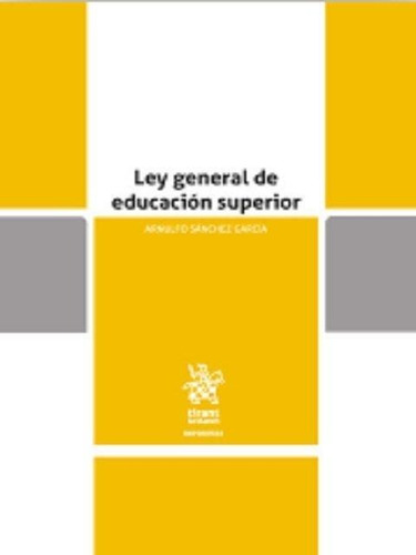 Libro Ley General De Educacion Superior