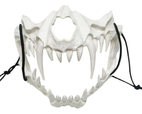 Mascara Esqueleto Media Cara Halloween Disfraz
