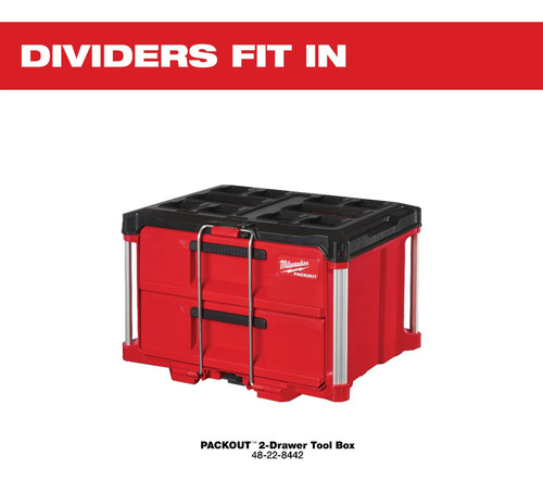 Divisores Separadores Caja Herramienta Packout Milwaukee