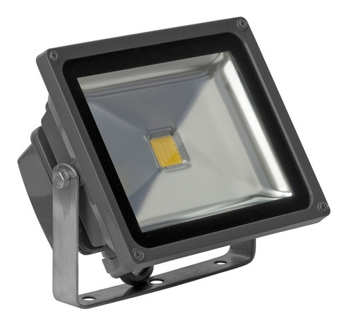 Reflector Led Luz Blanca Exterior 20w 50000 Hrs Sanelec 2172 Color De La Carcasa Gris 127v