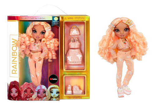 Boneca Rainbow High Georgia Bloom Serie Netflix Original Mga