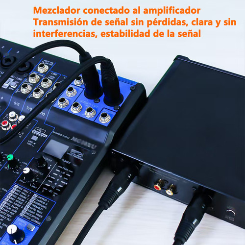 Cable Micrófono Xlr Balanceado 3 Metros Reforzado