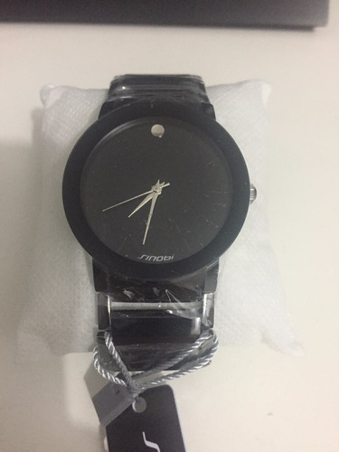 Relógio Sinobi Masculino - Pulseira Preta