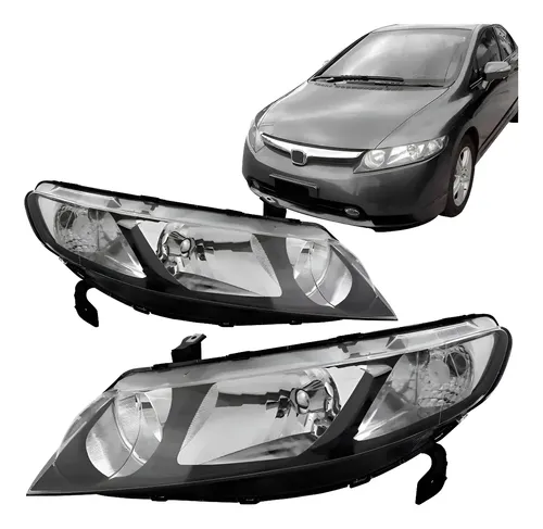 Farol New Civic Honda Ano 2006 2007 2008 2009 2010 2011 Direito/passageiro