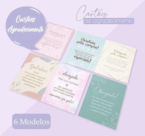 Imagem 2 de 5 de 1000un Flyer /carta /folheto Agradecimento Compra Em Sulfite