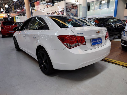 Imagem 6 de 13 de Chevrolet Cruze Lt 1.8 Flex Branco 2012 (automático + Couro)