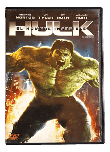 Hulk El Hombre Increible Edward Norton Pelicula Dvd (Usado)