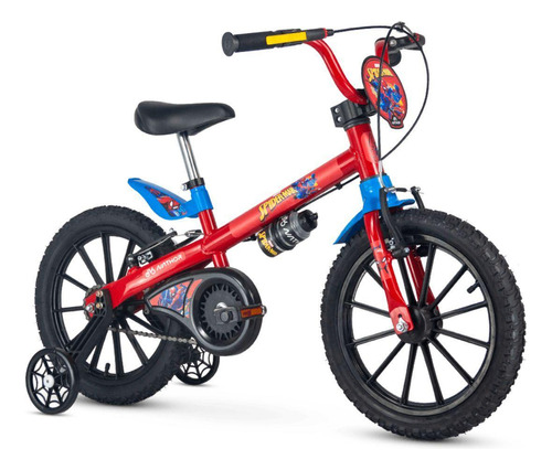 Bicicleta Do Homem Aranha Aro 16 Infantil Nathor