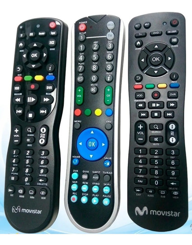 Control Movistar, Control Decodificador, Control Universal