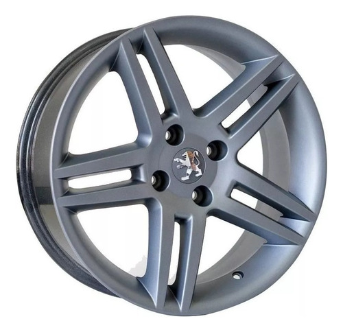 Rodas Peugeot R41 Aro 15 (4x108) (jogo) +bicos Cor Grafite Fosco